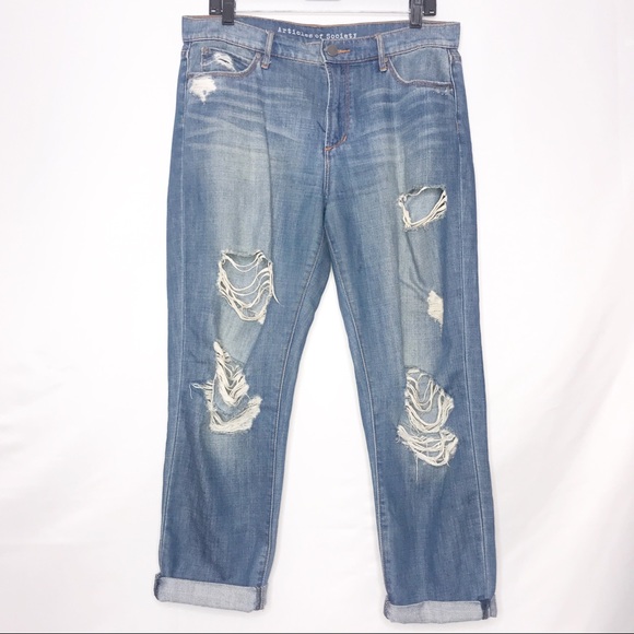 Articles of Society Carrie Relax Crop Hayes Jeans - Picture 2 of 7